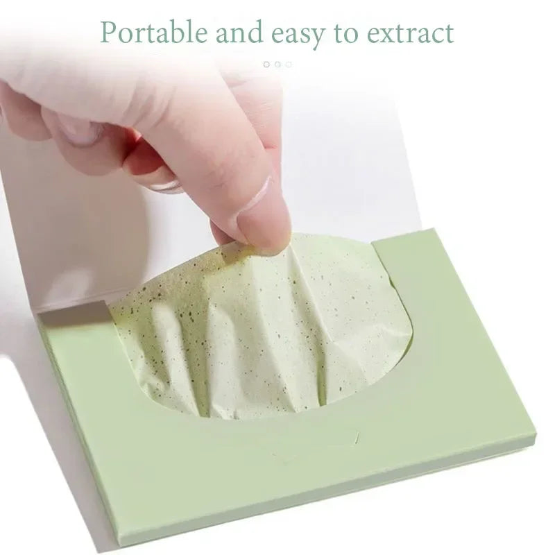 Matcha Facial Oil Absorbing Sheets